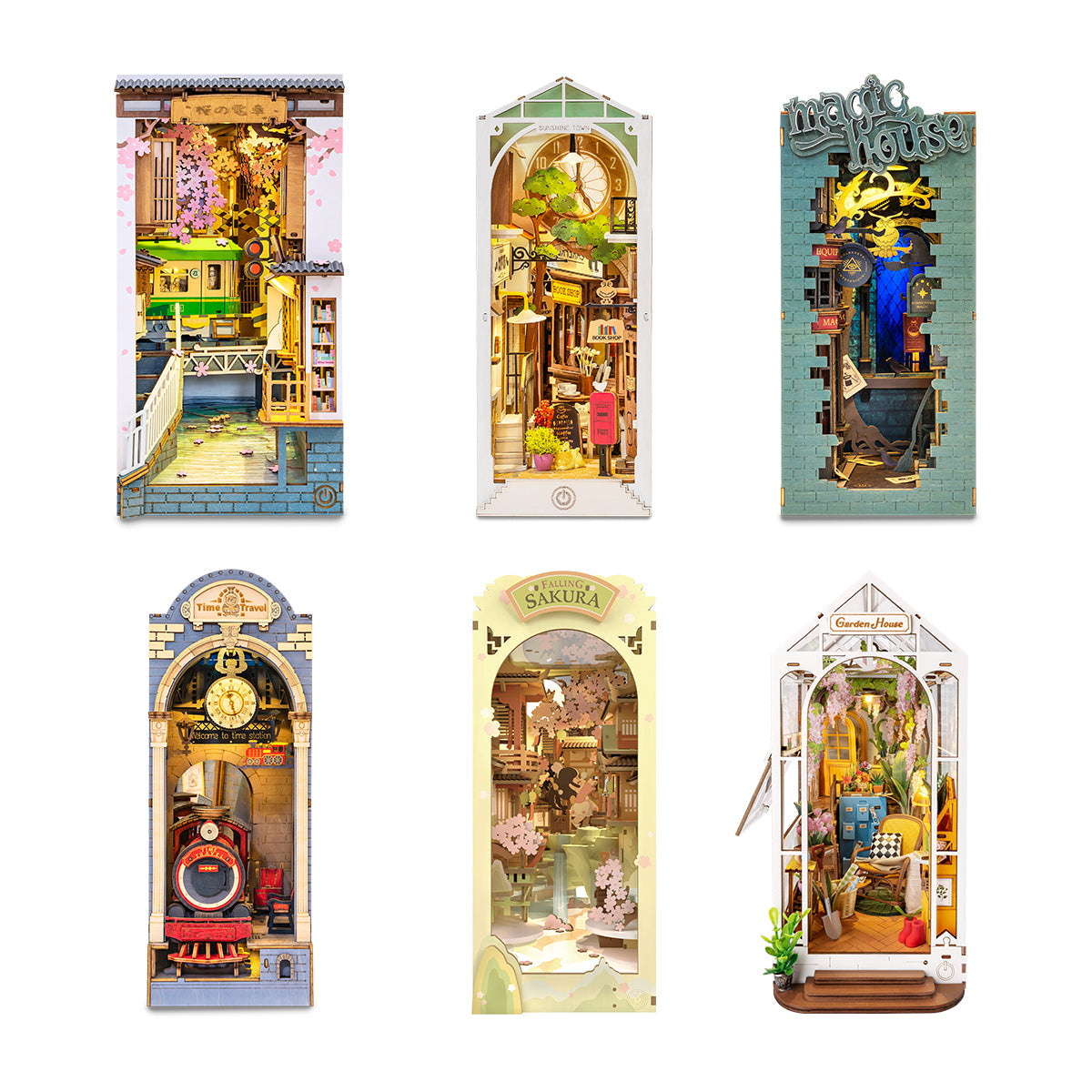 Book nooks - diorama de bibliothèque